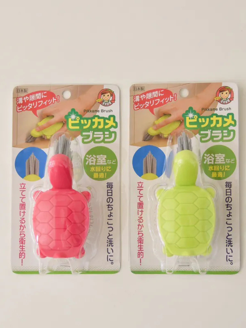 【 限量現貨 】AIWA 浴室烏龜細縫刷 日本