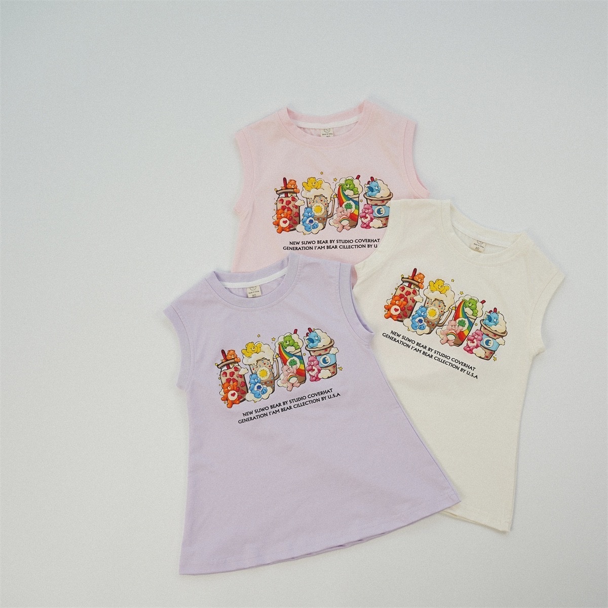 繽紛飲料糖果熊洋裝