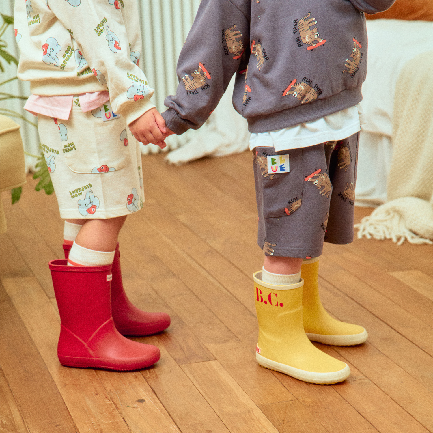 韓國 1st Blue - 25春滿版動物款短褲