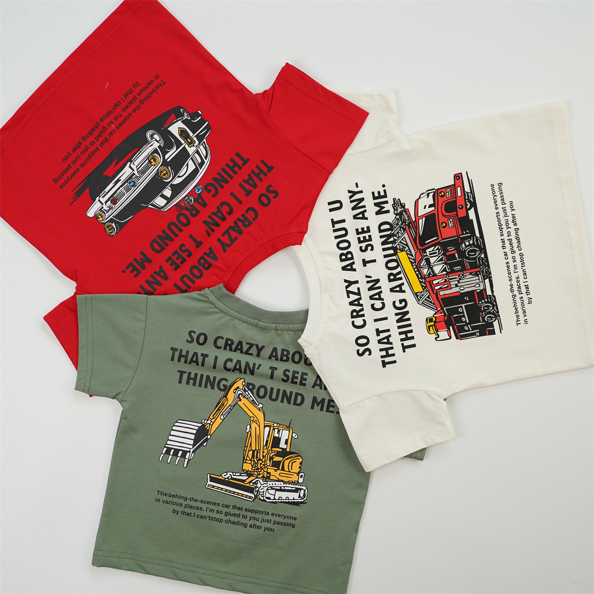 三色工程車上衣