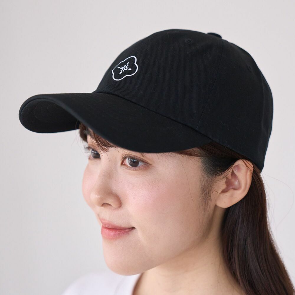 Baseball Hat/Begonia Glass/Black