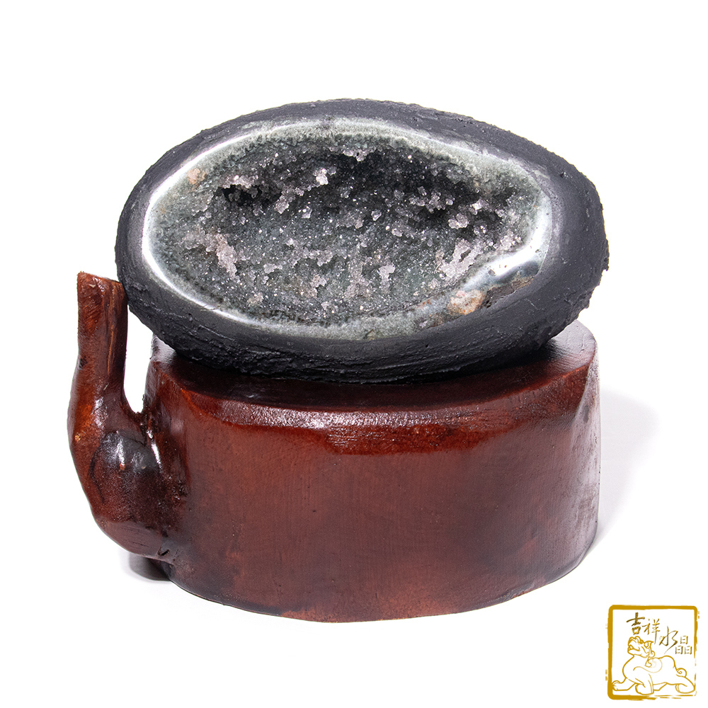 烏拉圭異象水晶洞 618g 五福臨門