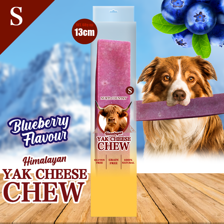 Nurti-Country 喜瑪拉雅山犛牛芝士潔齒骨(藍莓味) (S) (NCYB-4316)