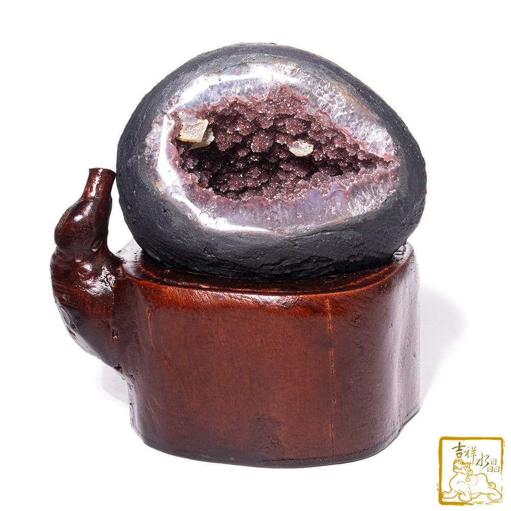 烏拉圭異象水晶洞 567g 五福臨門