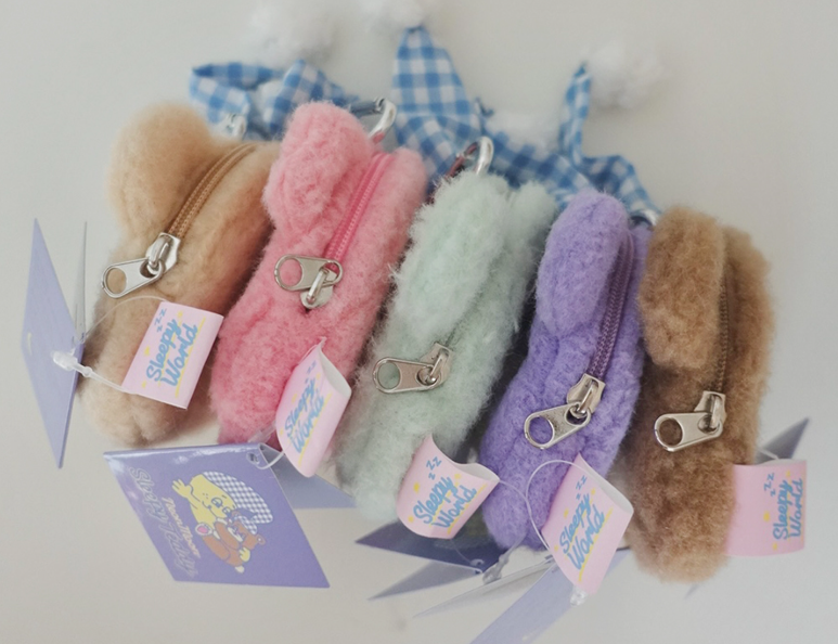 🇰🇷 熊熊文創耳機包(含登山扣環)