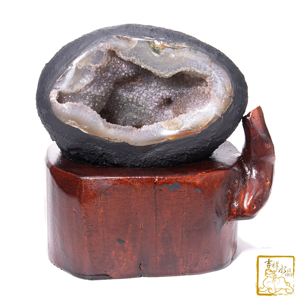 烏拉圭異象水晶洞 661g 淨化守護