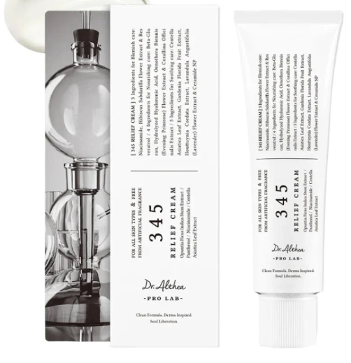 Dr.Althea 345 Relief Cream 345祛痘舒緩保濕霜 50ml  EXP : 27年11月18日（清貨價貨品，不設退換）(K2 TA366)