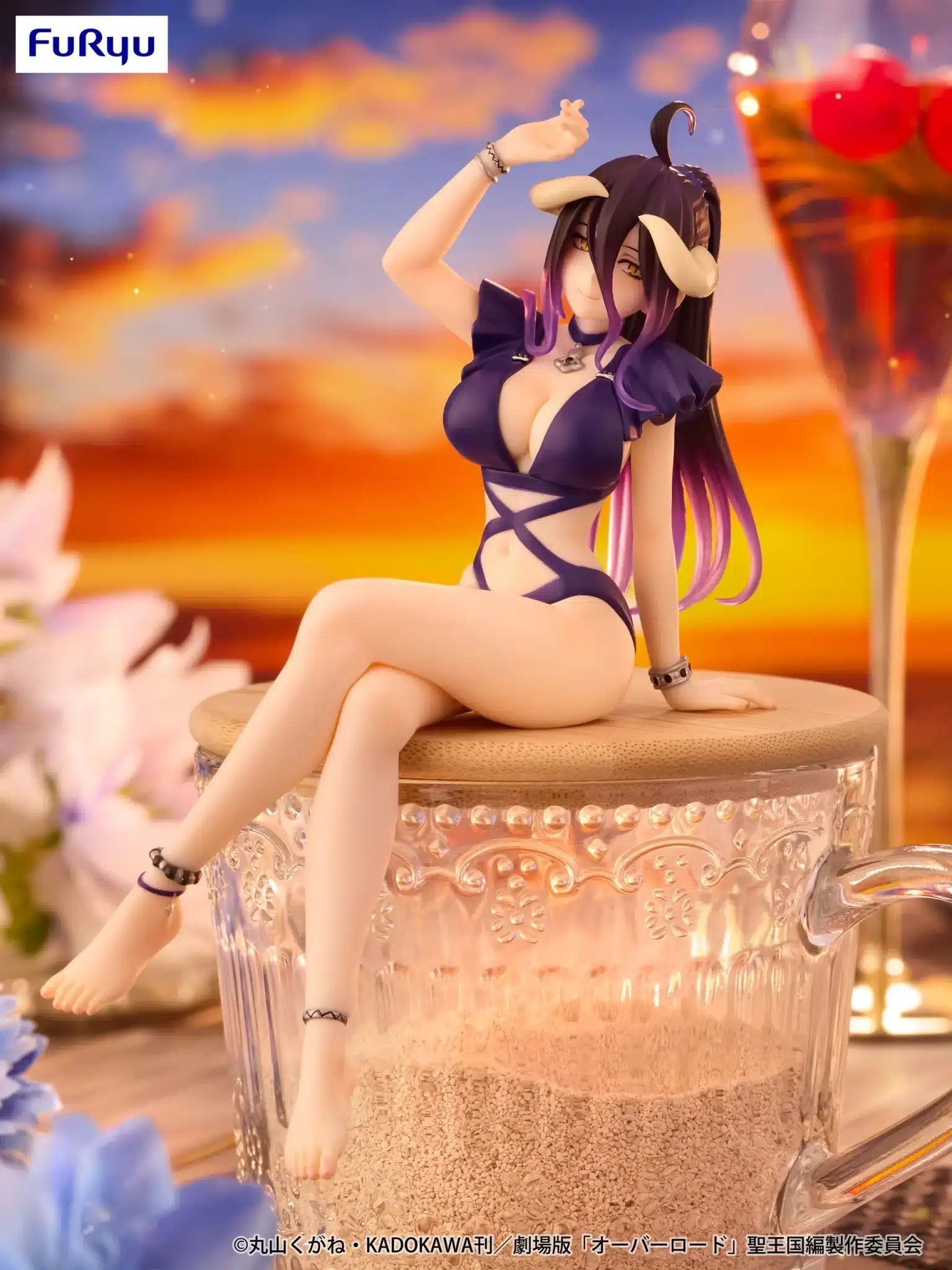 [Noodle Stopper]《OVERLORD》雅兒貝德 泳裝ver. OVERLORD Noodle Stopper Figure -Albedo Swimsuit Dark Purple Color ver.-