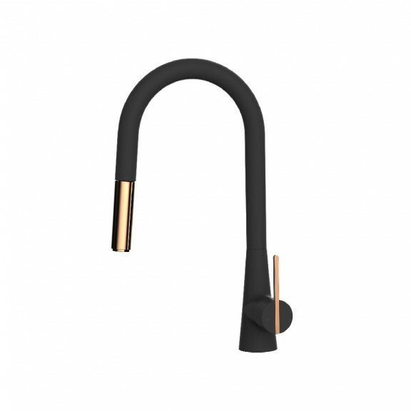 日日商 龍頭系列 EA-211-GB-01 FLEAKER無鉛伸縮龍頭-黑