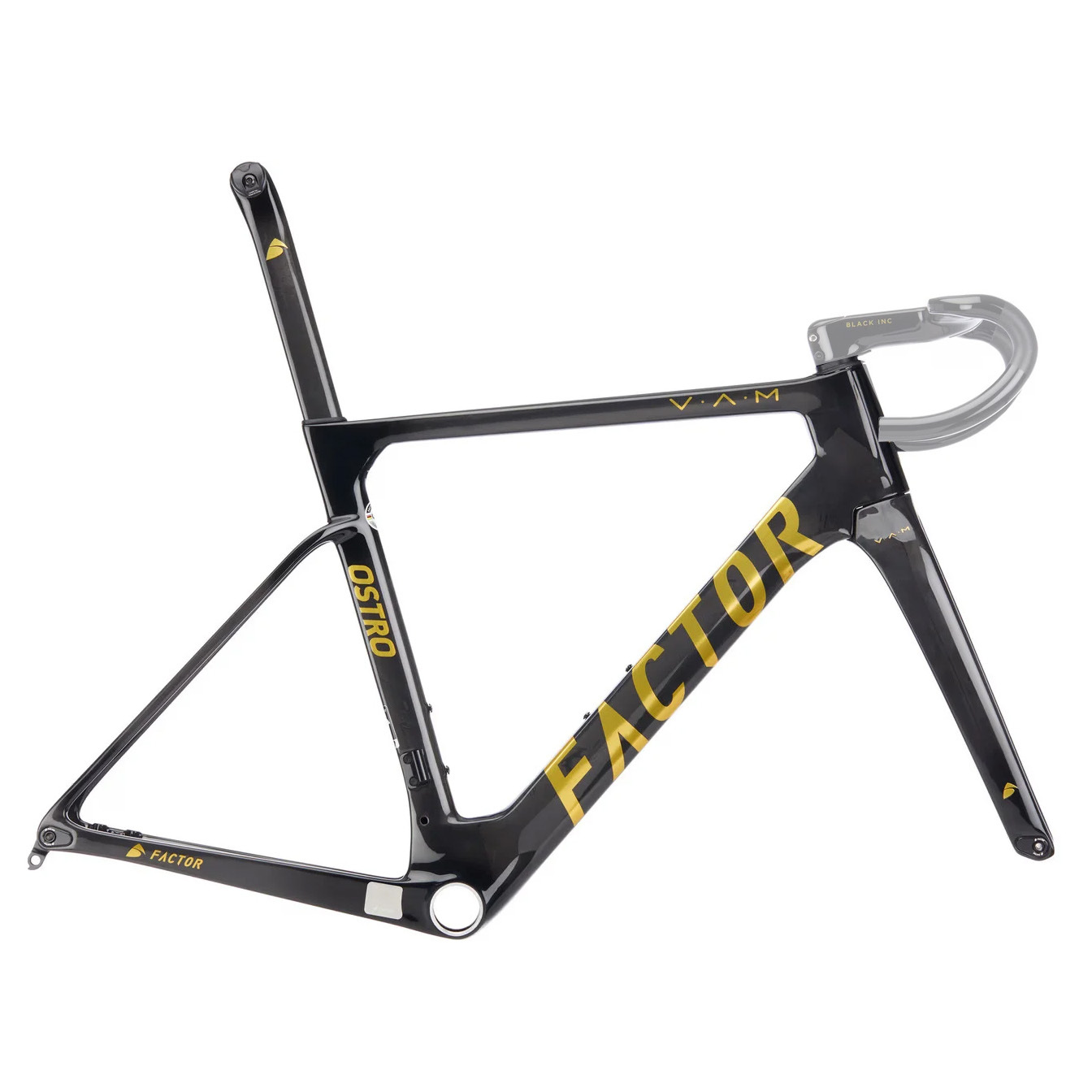 Factor OSTRO VAM Frameset Brushed Gold