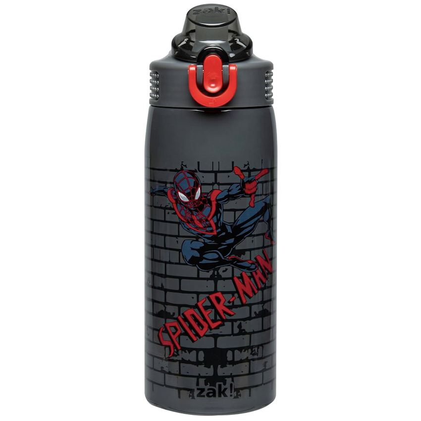 美國 Zak Designs 不鏽鋼真空兒童保溫吸管瓶水壺 - SpiderMan