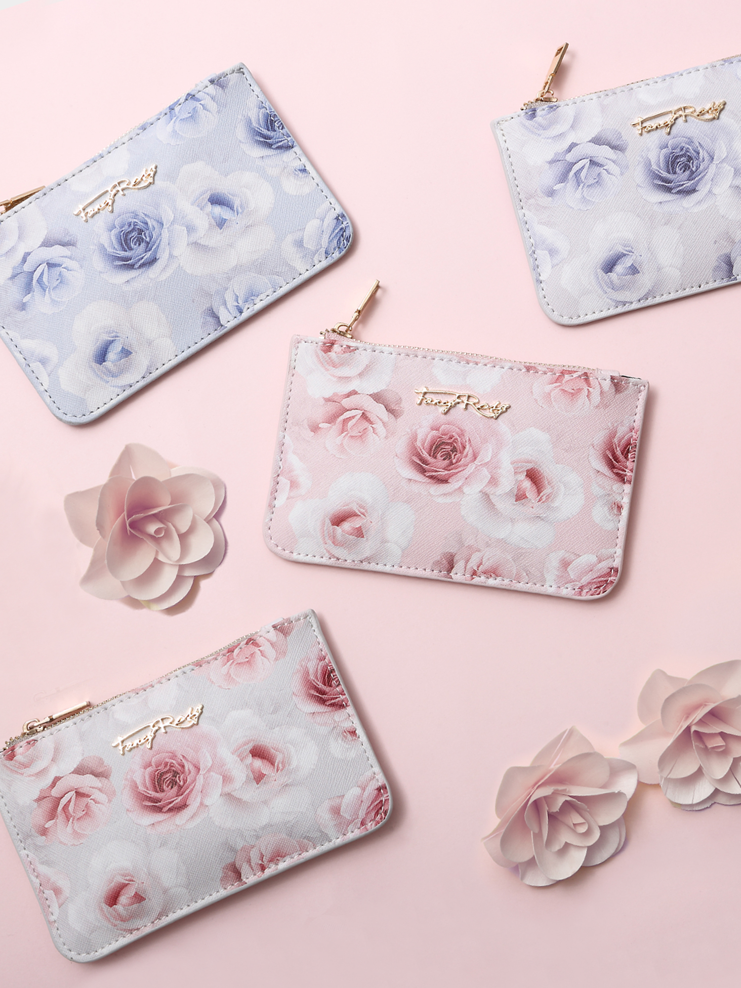 Rosy Romance Coin Pouch