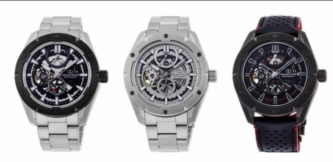 Orient Star 東方之星 Avant-Garde Skeleton Watch 鏤空機械錶 RK-AV0A01B 黑色錶面 , RK-AV0A02S 不銹鋼錶帶 , RKAV0A03B 皮錶帶 , Made in Japan