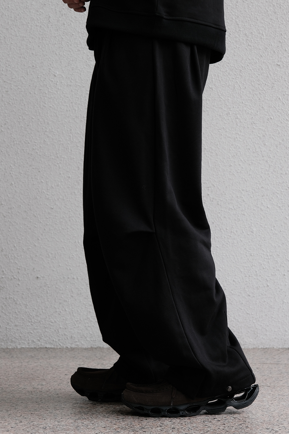 NURARI 棉寬鬆長褲 套裝 居家 中調灰/黑 24 A/W Civ. Uchi-mode baggy pants