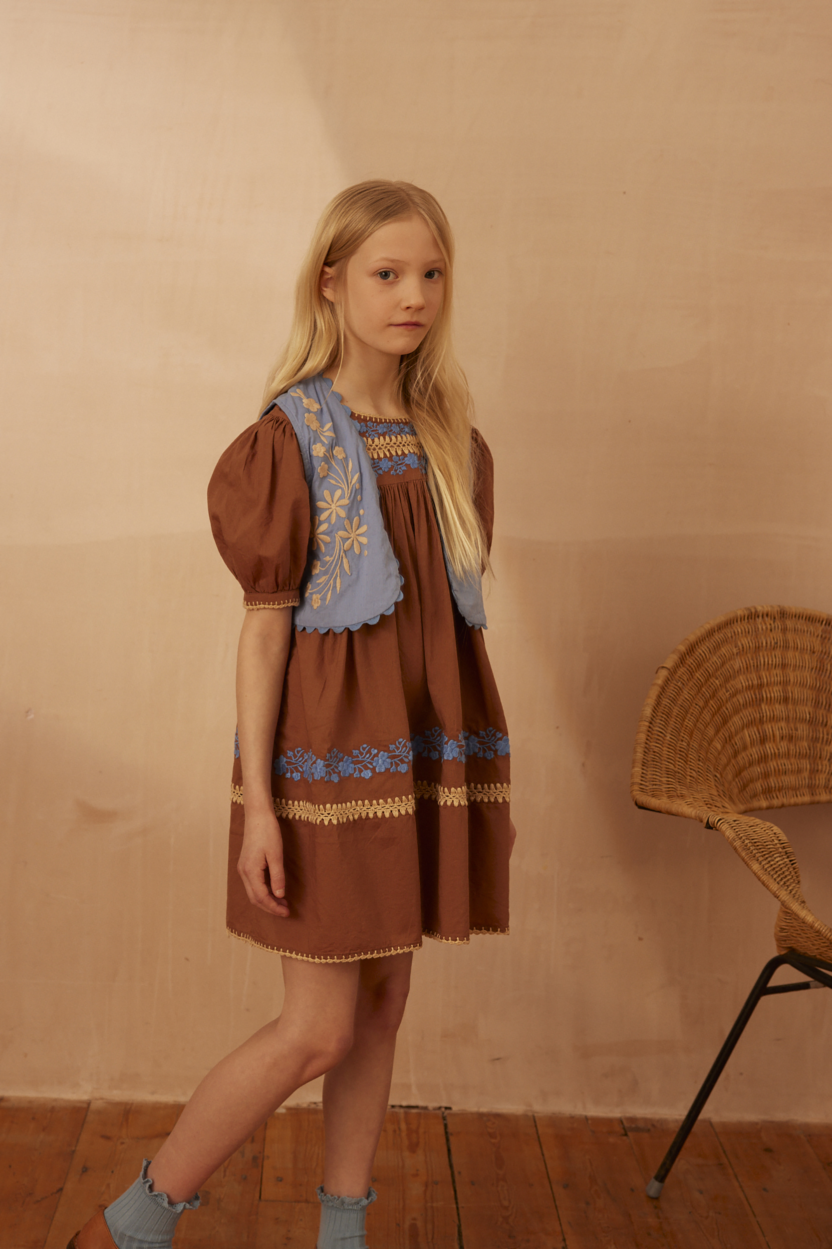【送料0円】 Apolina - Patsy dress - Nut ワンピース