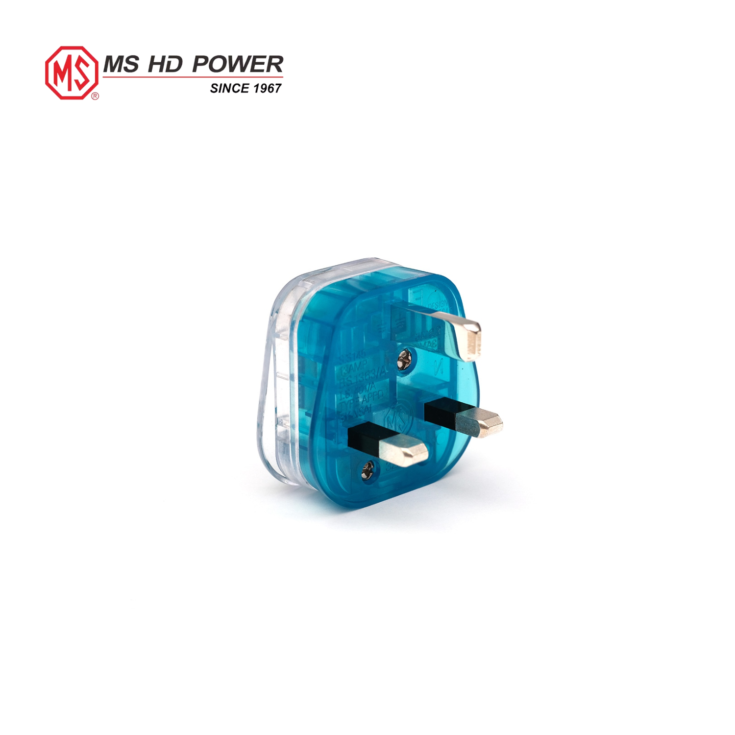 MS HD Power MS-323NSK 78K Silver 13A UK Plug