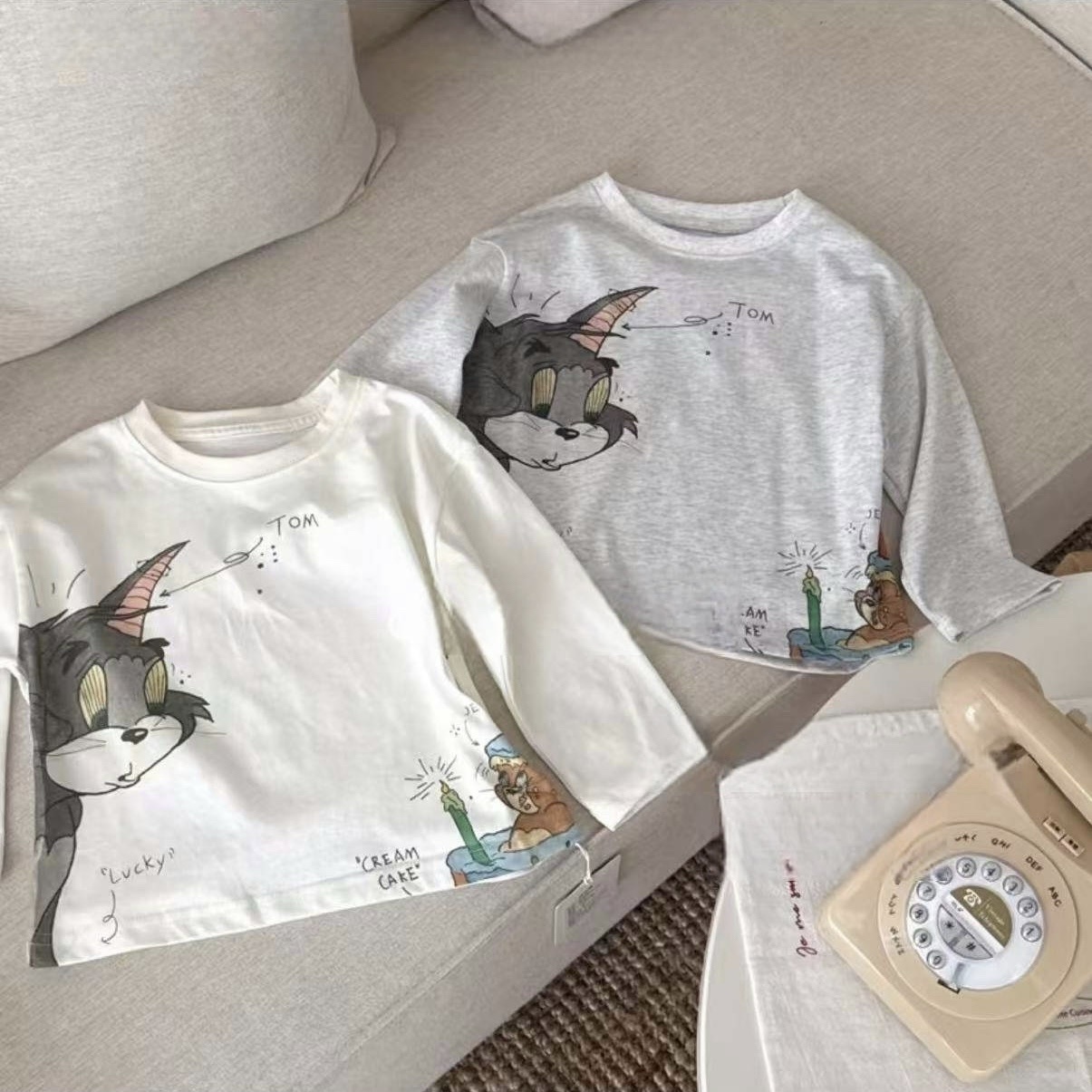 湯姆貓&傑利鼠塗鴉上衣