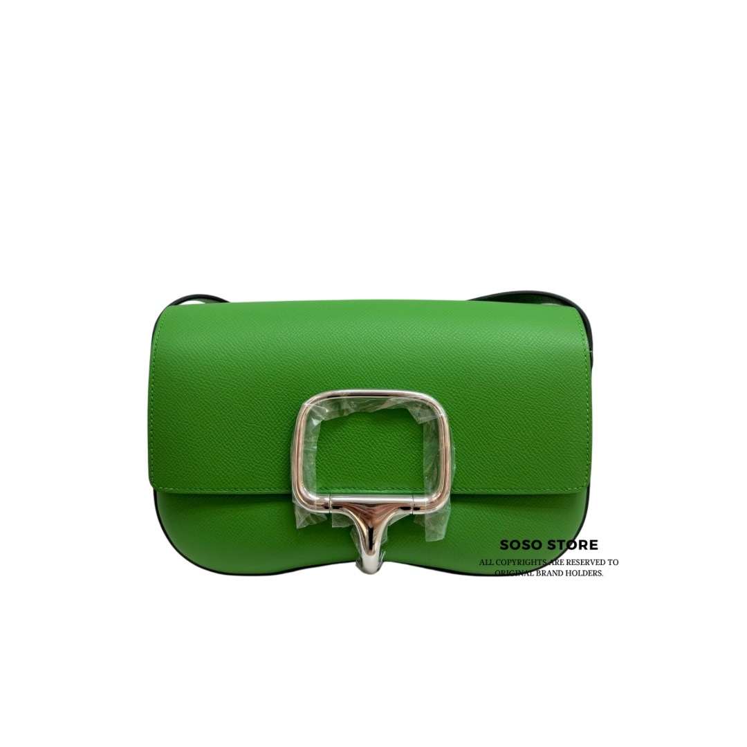 Hermes Della Cavalleria Elan Bag - Vert Yucca / Shw