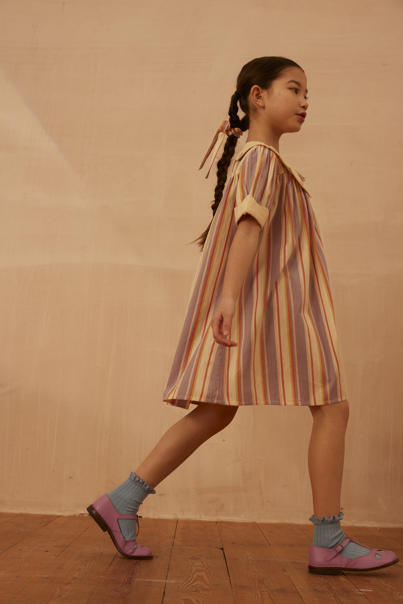 入荷now 買えない dress Esther - Apolina - stripe Rustrel ワンピース