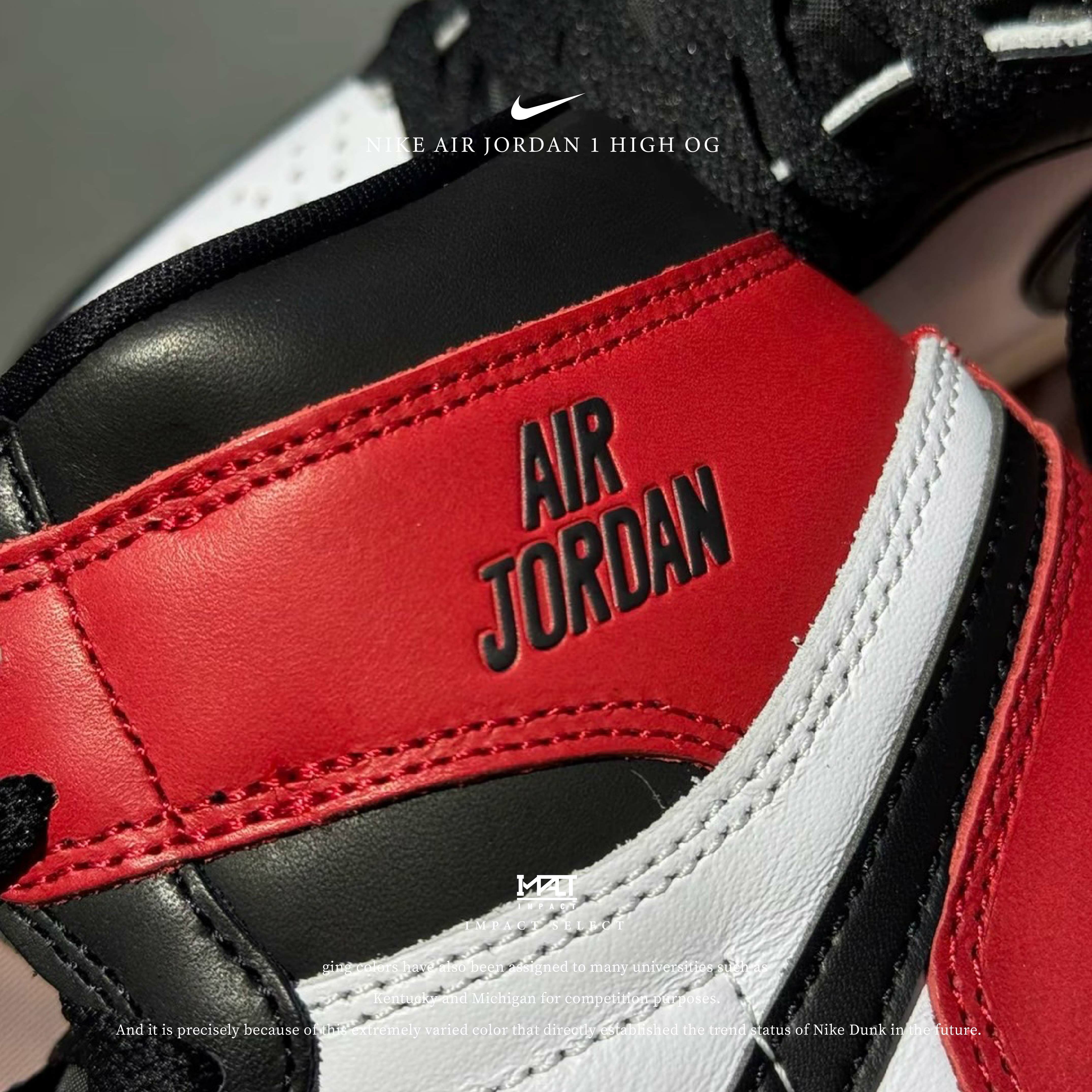 Nike Air Jordan 1 High OG AJ1黑紅 黑腳趾 黑頭 經典 高筒 DZ5485-106