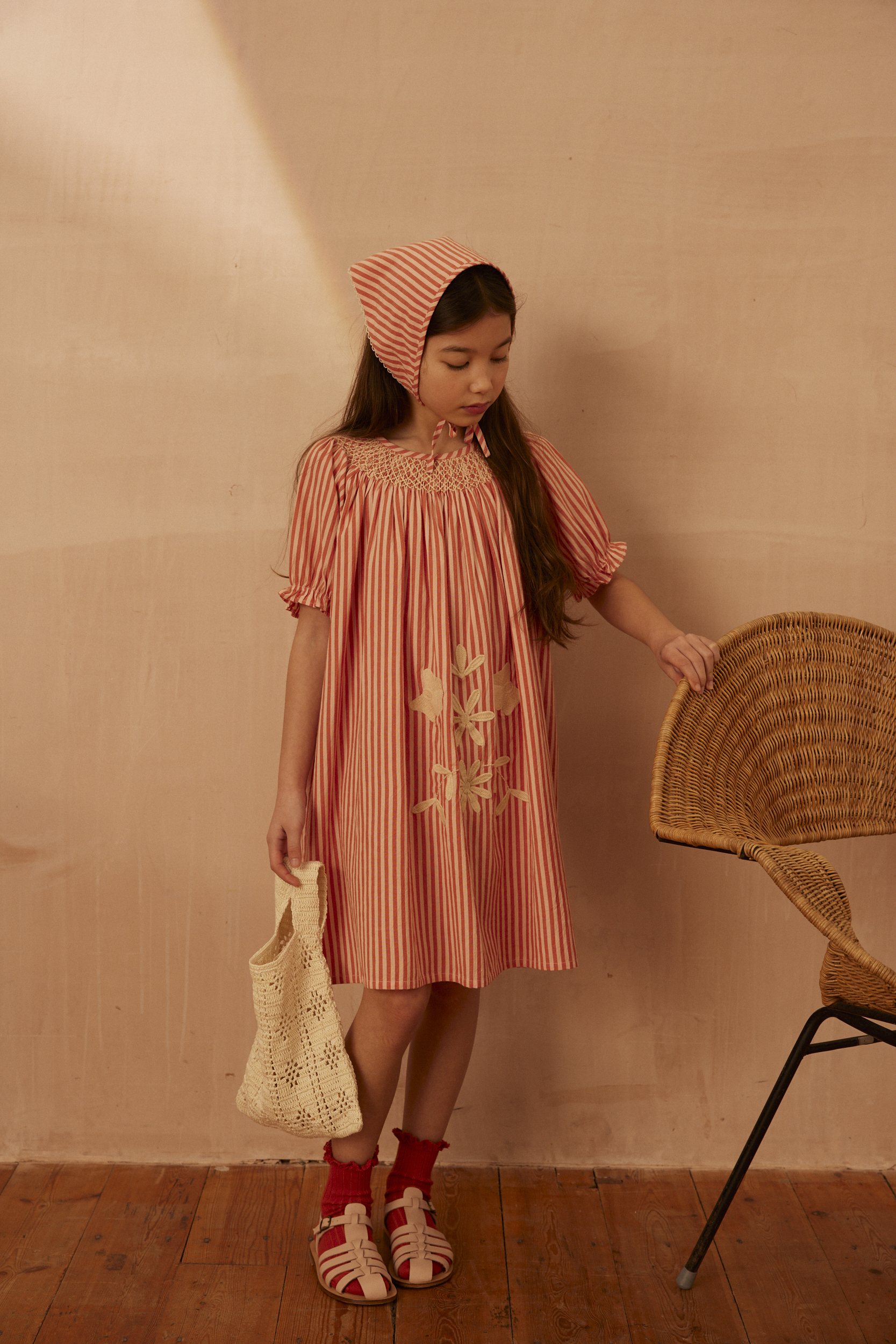 Apolina - Sissy smock dress - Mayols stripe