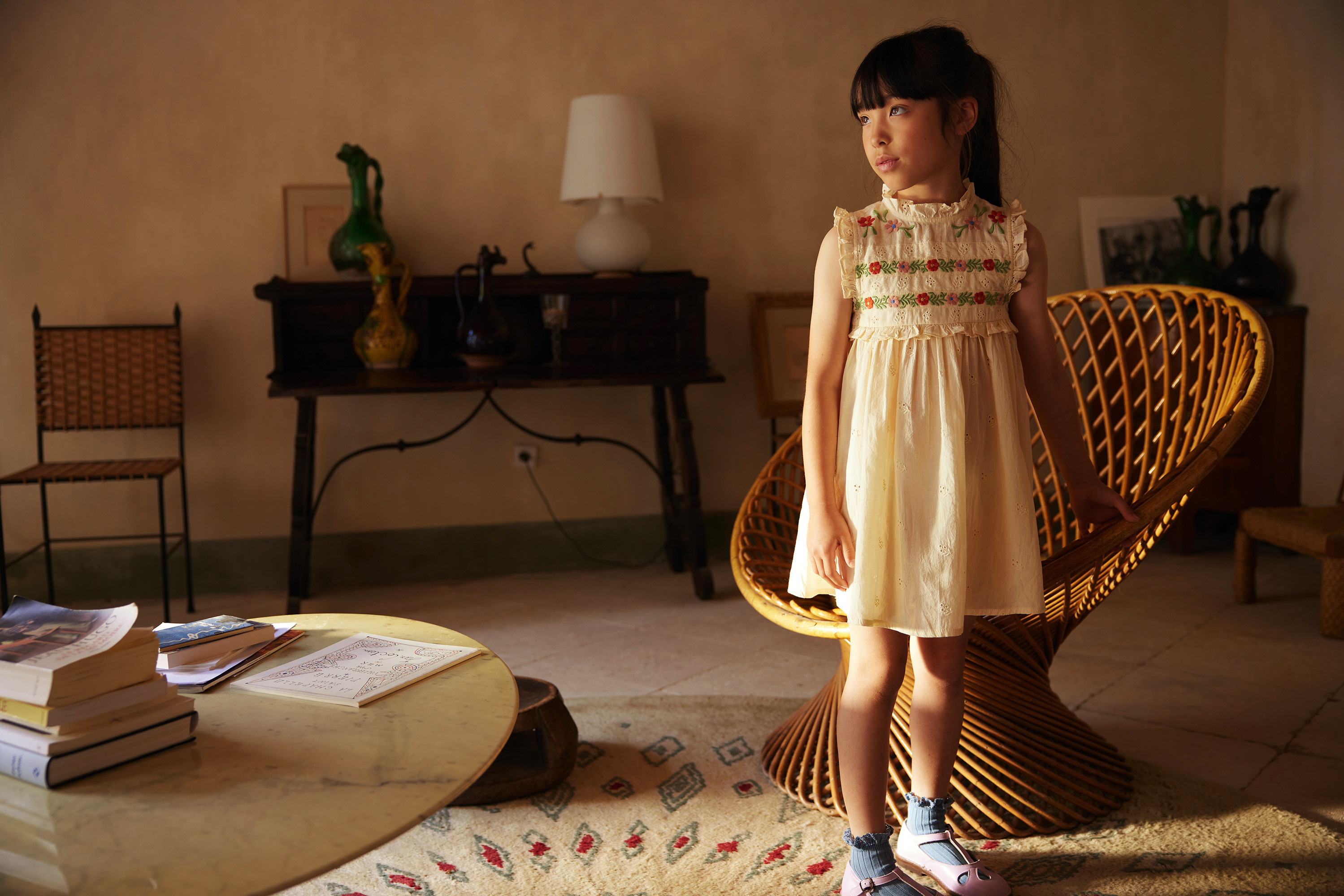 【2025】お歳暮・冬ギフト - Apolina Irra anglaise broderie Milk - dress ワンピース