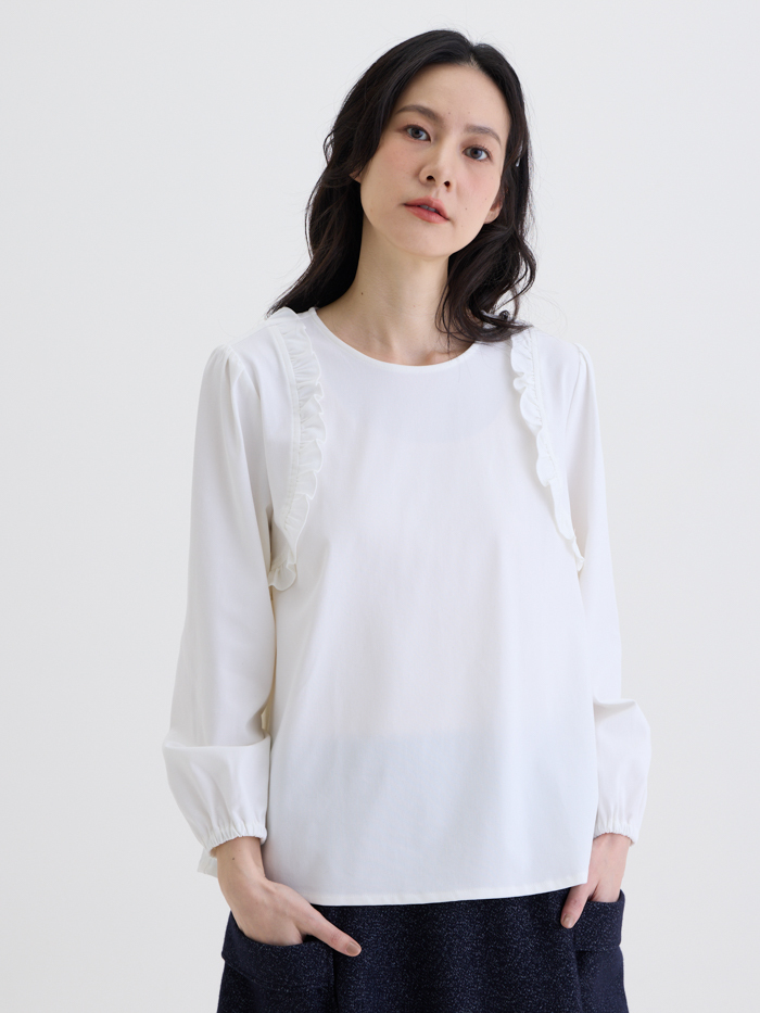 花背心長袖上衣-日晨