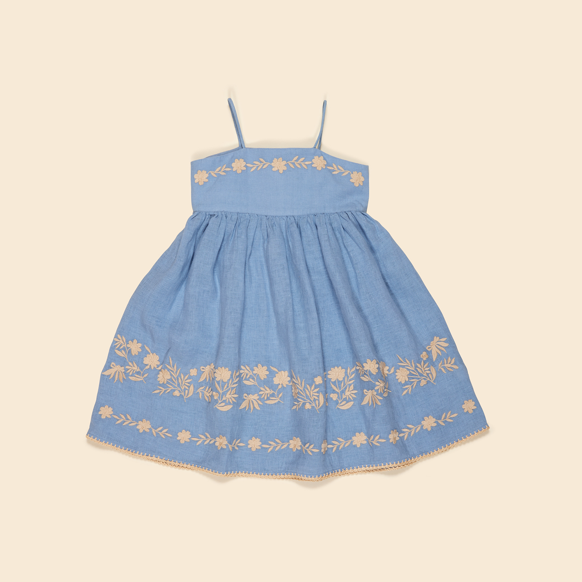 Apolina - Magrit sundress - Cornflower