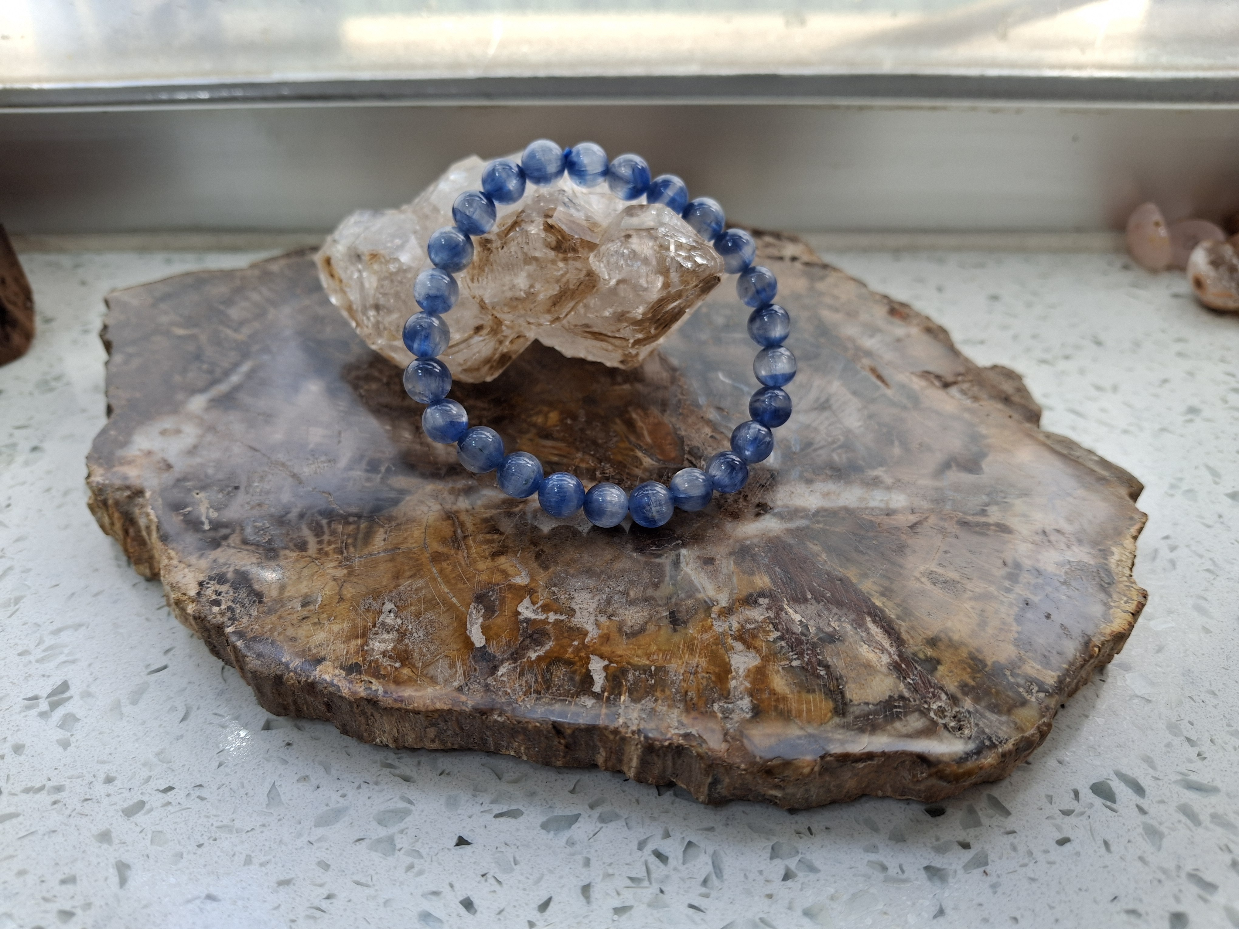 巴西人魚姬藍晶手串