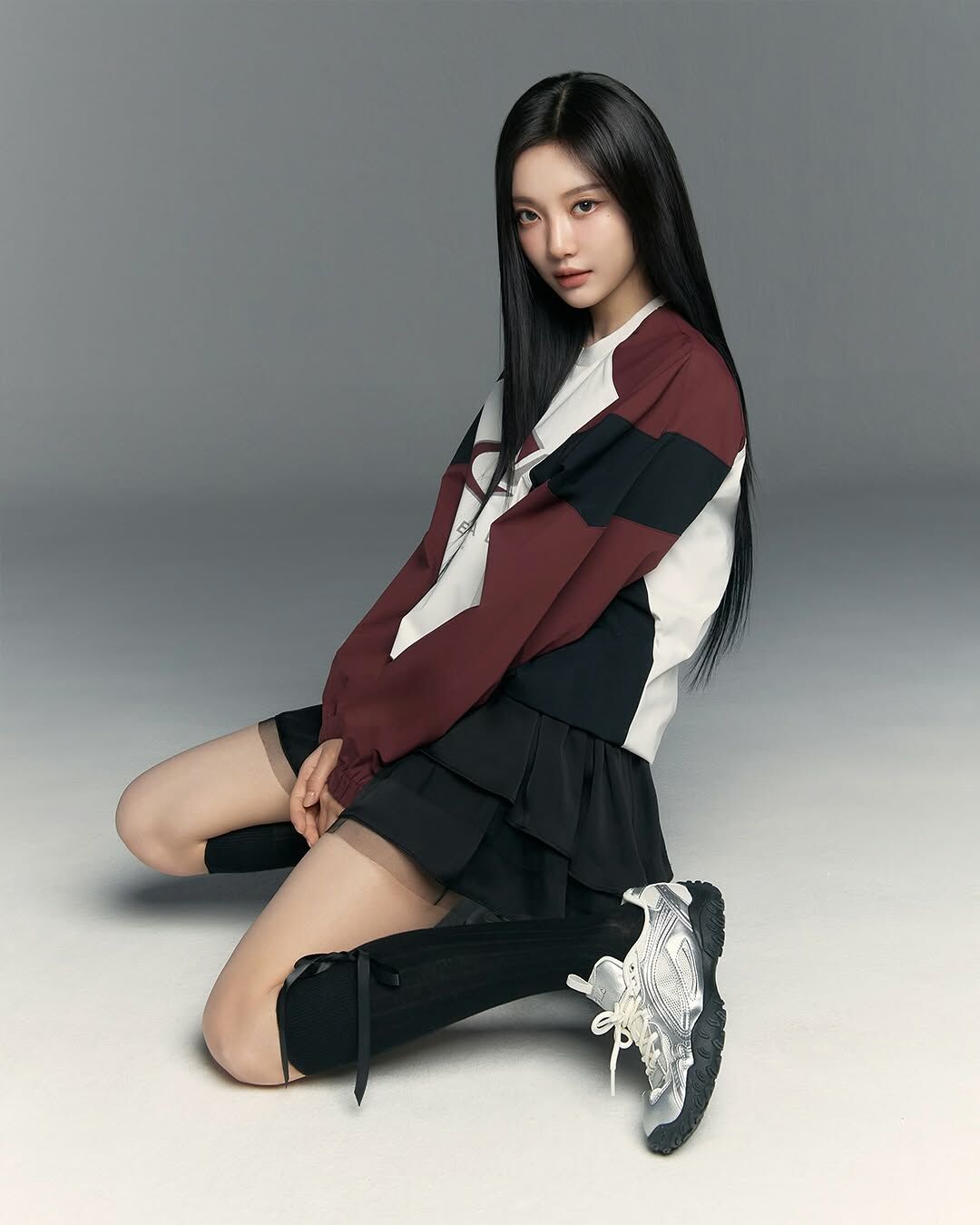 #現貨供應 FILA ECHAPPE MS 韓韶禧 寧寧同款芭蕾 網眼復古跑鞋