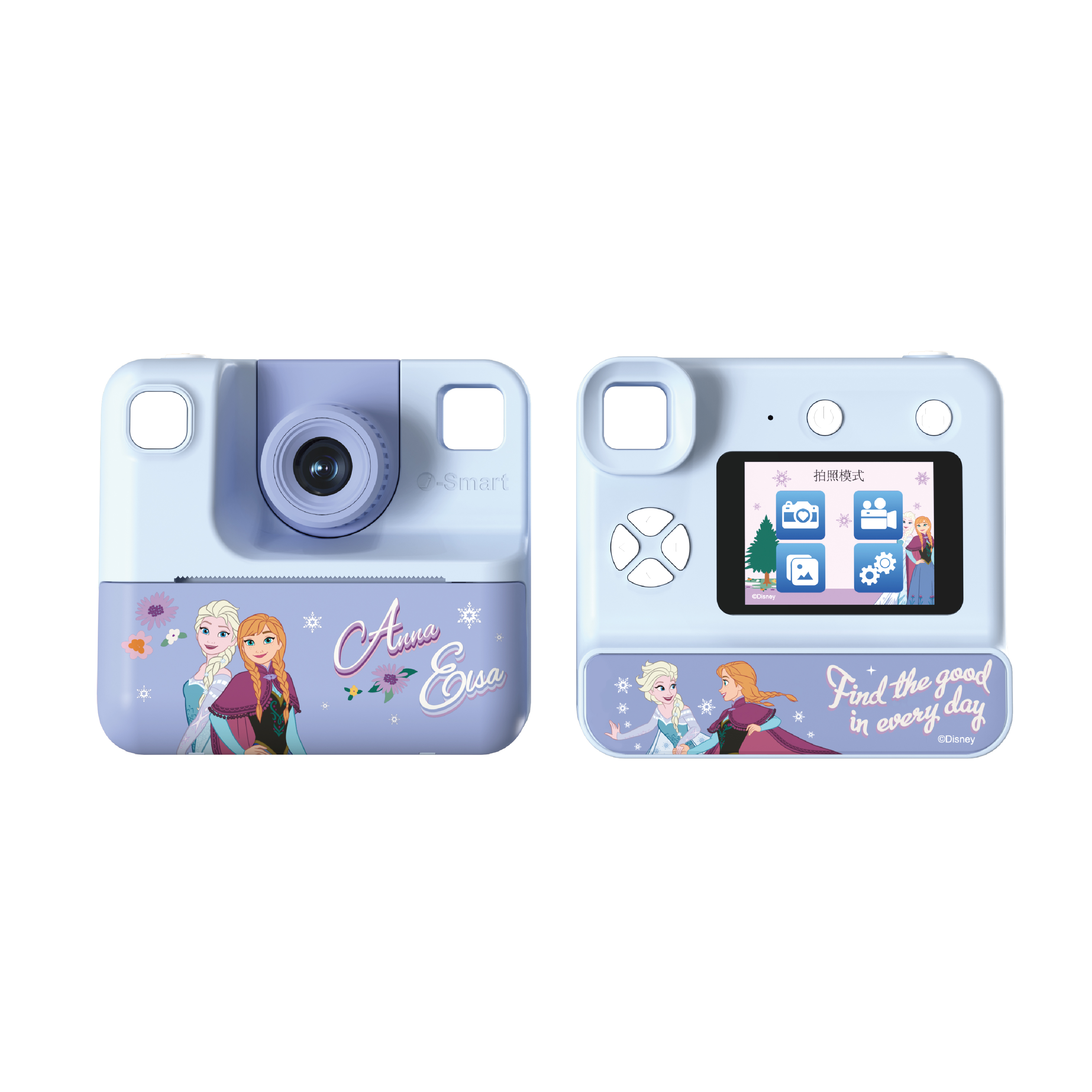 i-Smart Kids Print Camera（Elsa&Anna）