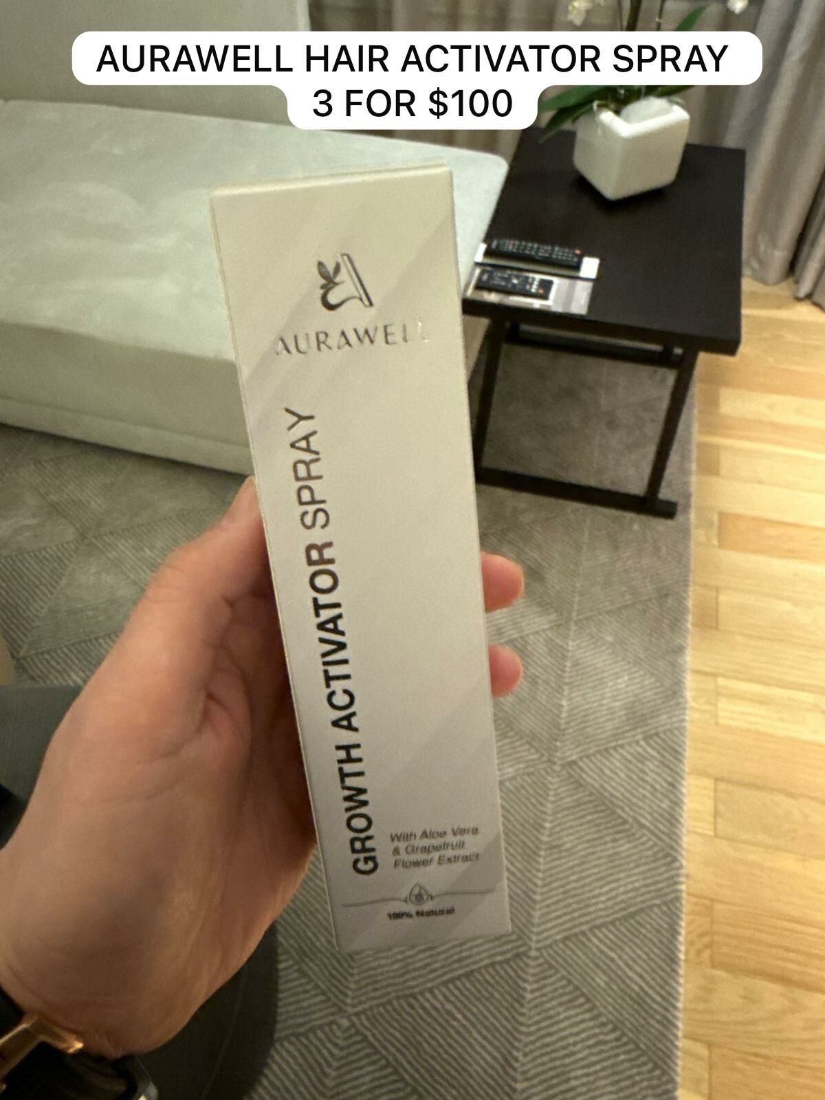 3 AURAWELL HAIR ACTIVATOR SPRAY