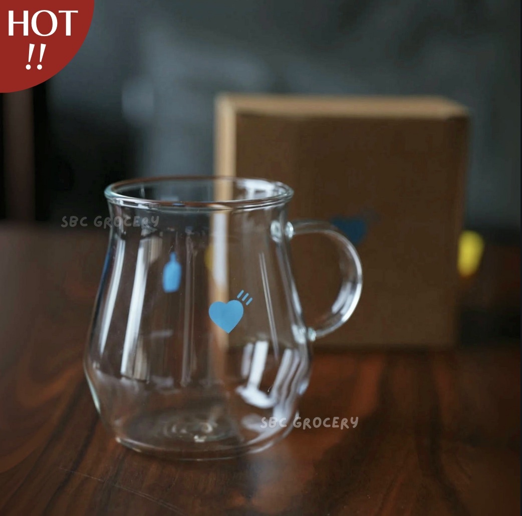 【24H出貨】𝗕𝗹𝘂𝗲 𝗕𝗼𝘁𝘁𝗹𝗲 𝗫 𝗛𝘂𝗺𝗮𝗻 𝗠𝗮𝗱𝗲限定玻璃小威杯