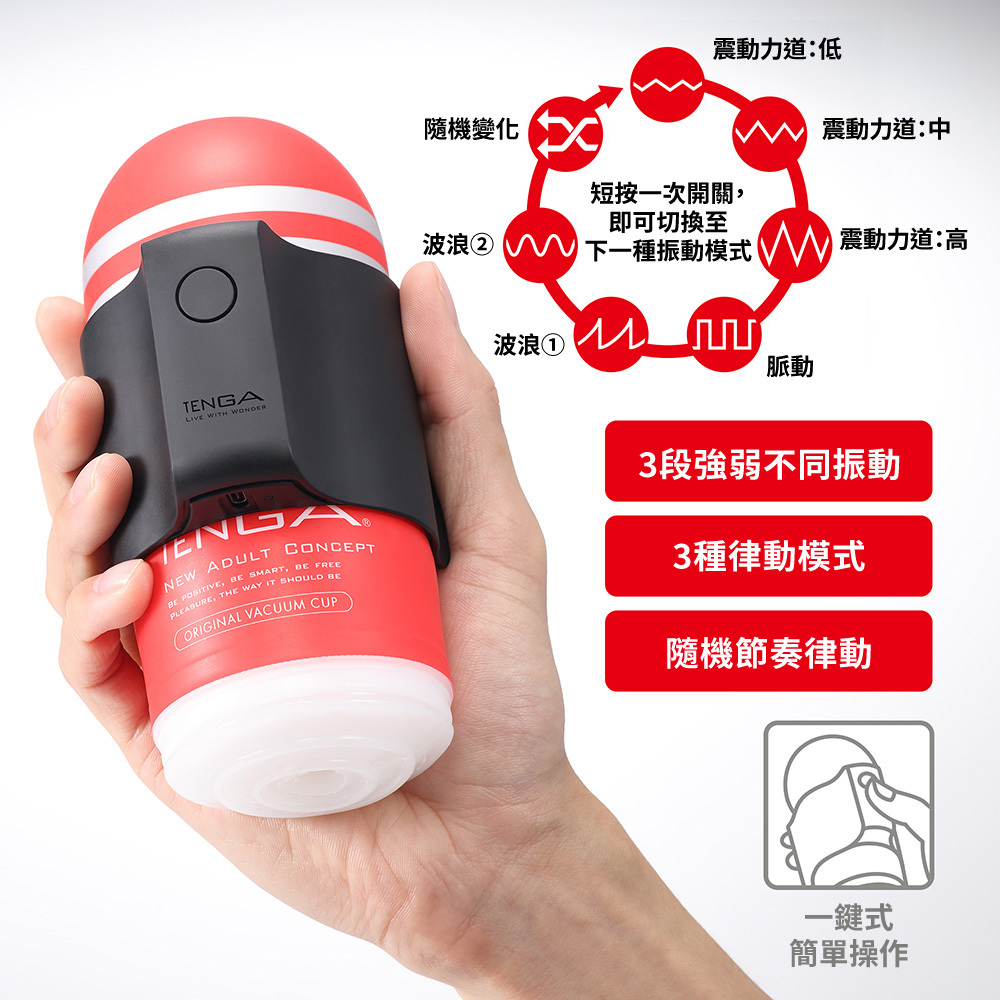 TENGA CUP VIBRATOR 絕配震動器