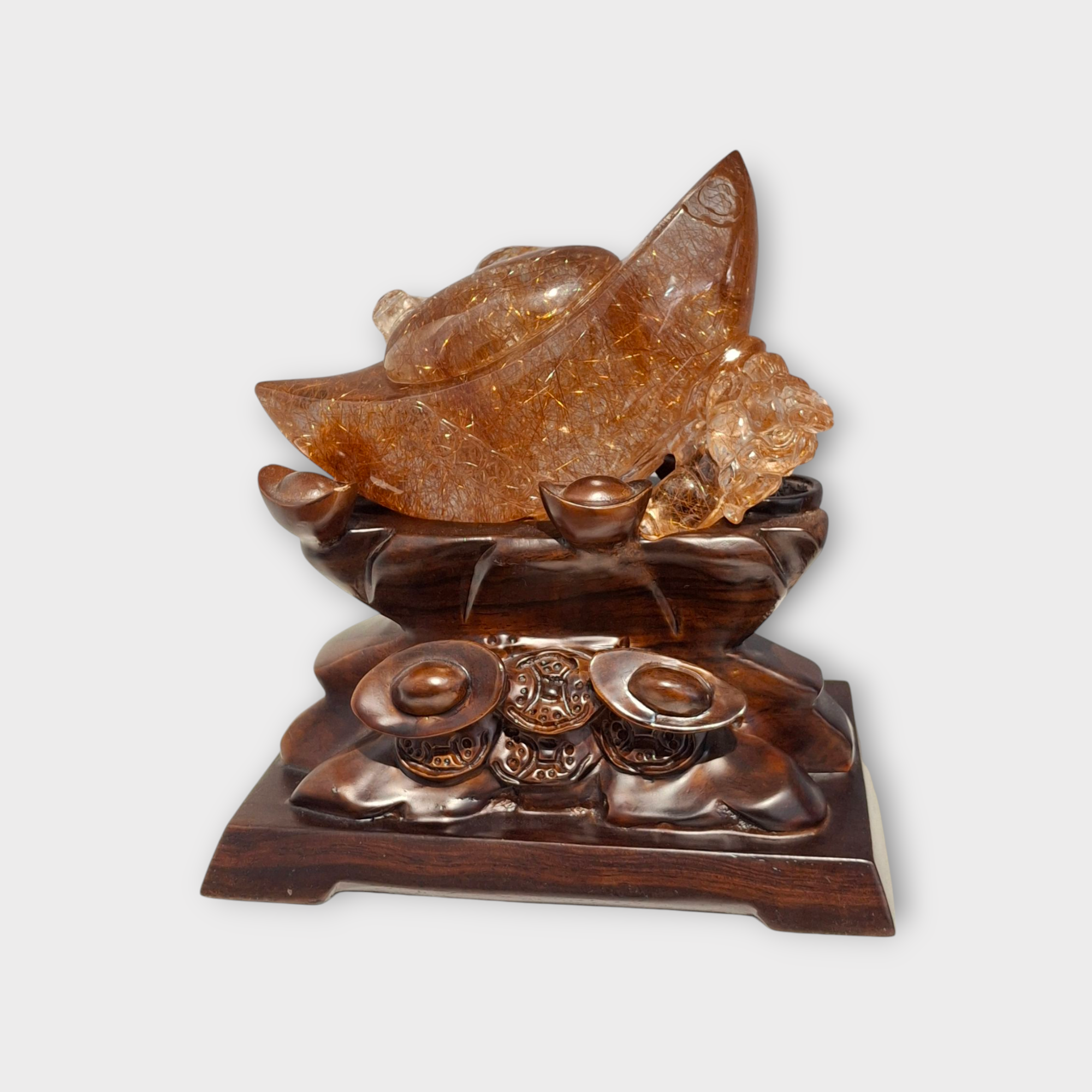 金銅元寶貔貅擺件