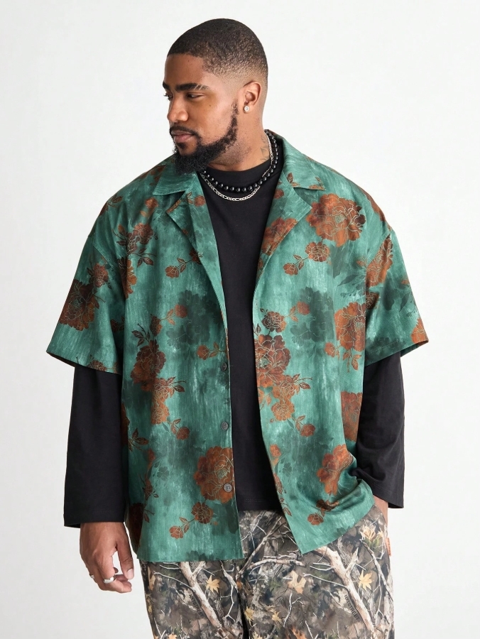 KADMAX大尺碼-春夏短袖襯衫〈KSMS2507〉