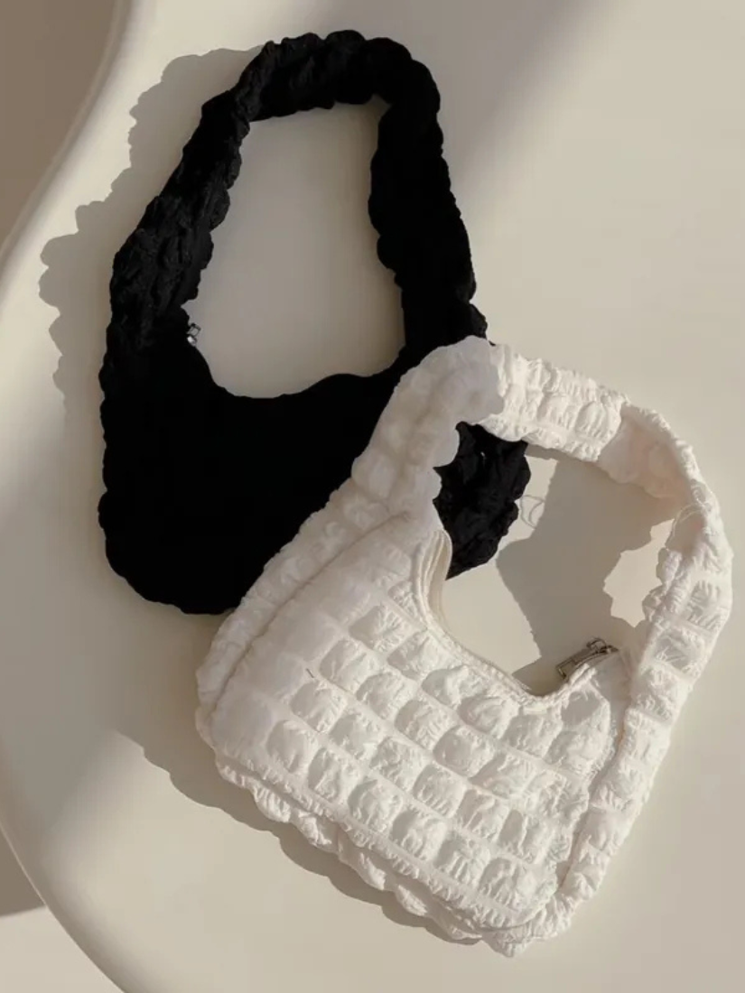 【 限量現貨 】奶油泡泡雲朵小手提包 2色