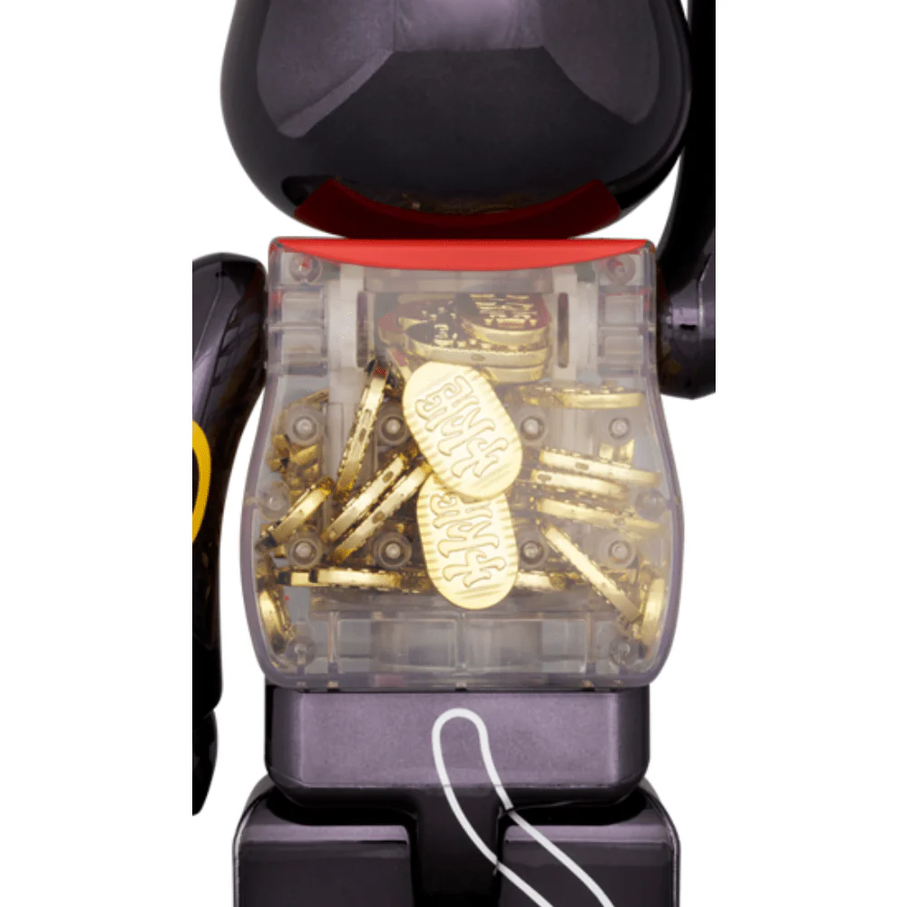 招き猫 招財貓 小判 千万両 黒メッキ 100％ & 400％ / 1000% BE@RBRICK