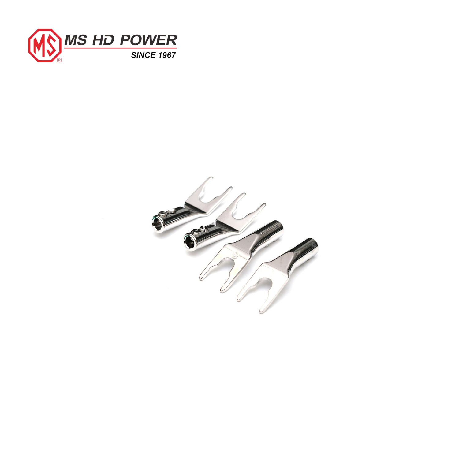 MS HD Power MS-XP-RHK 78K Rhodium Spade Connector