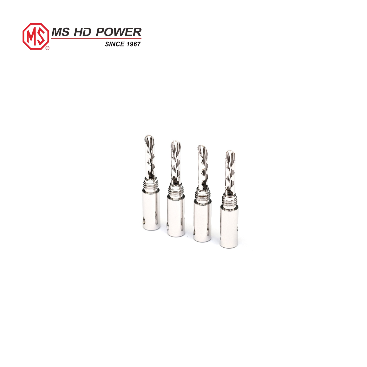 MS HD Power MS-SP-RHK 78K Rhodium BFA 4mm Banana Plug