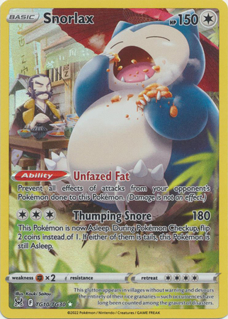 Snorlax - TG10/TG30 - Holo Rare
