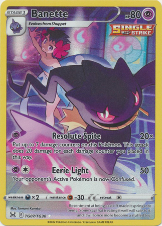 Banette - TG07/TG30 - Holo Rar