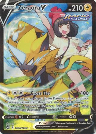 Zeraora V - TG16/TG30 - Ultra Rare