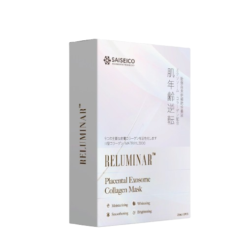 SAISEICO Exosome Collagen Mask RELUMINAR 外泌體膠原面膜 (5片/盒)