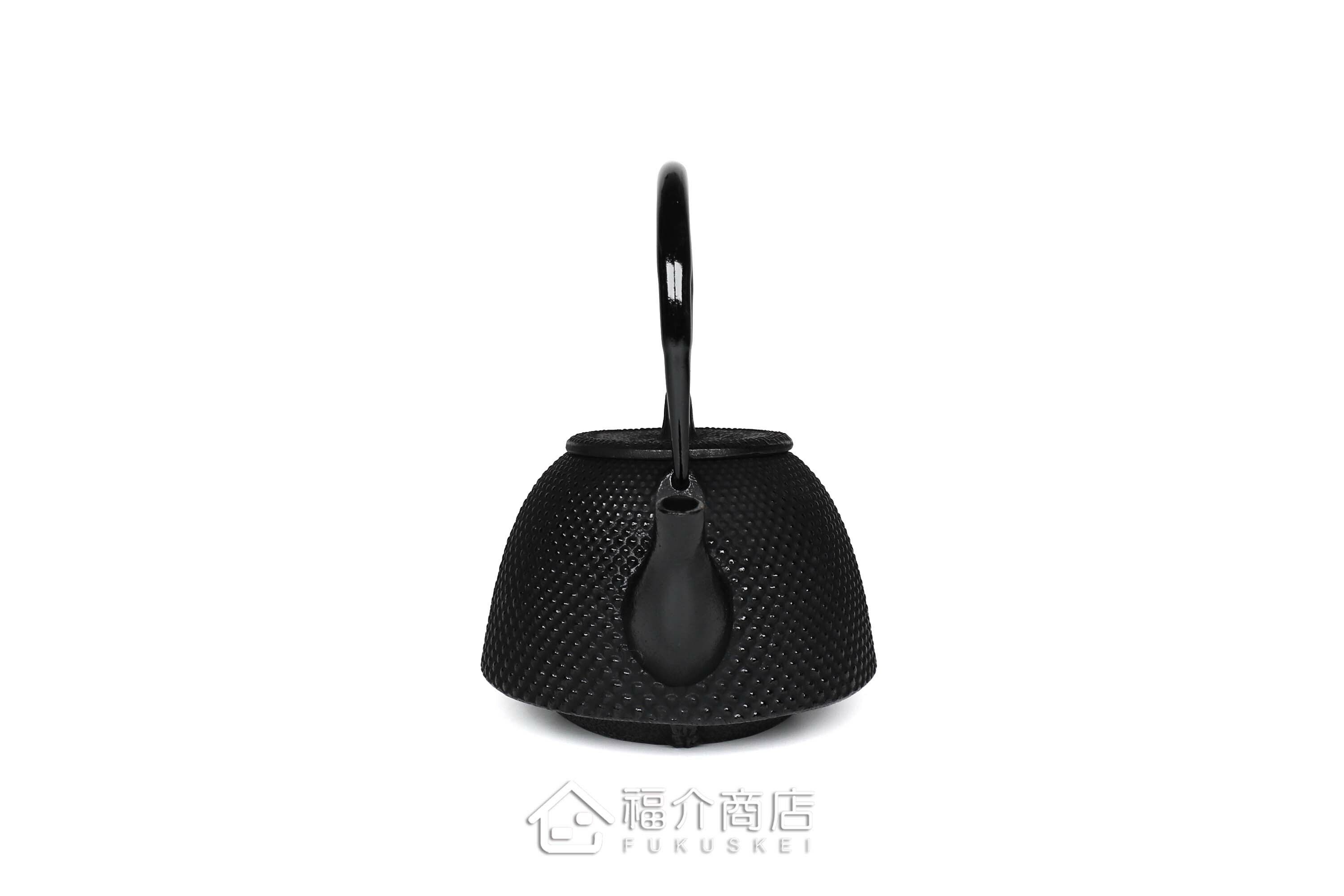 岩戶鑄工所製作的日本泡茶壺,黑色霰紋造型壺身