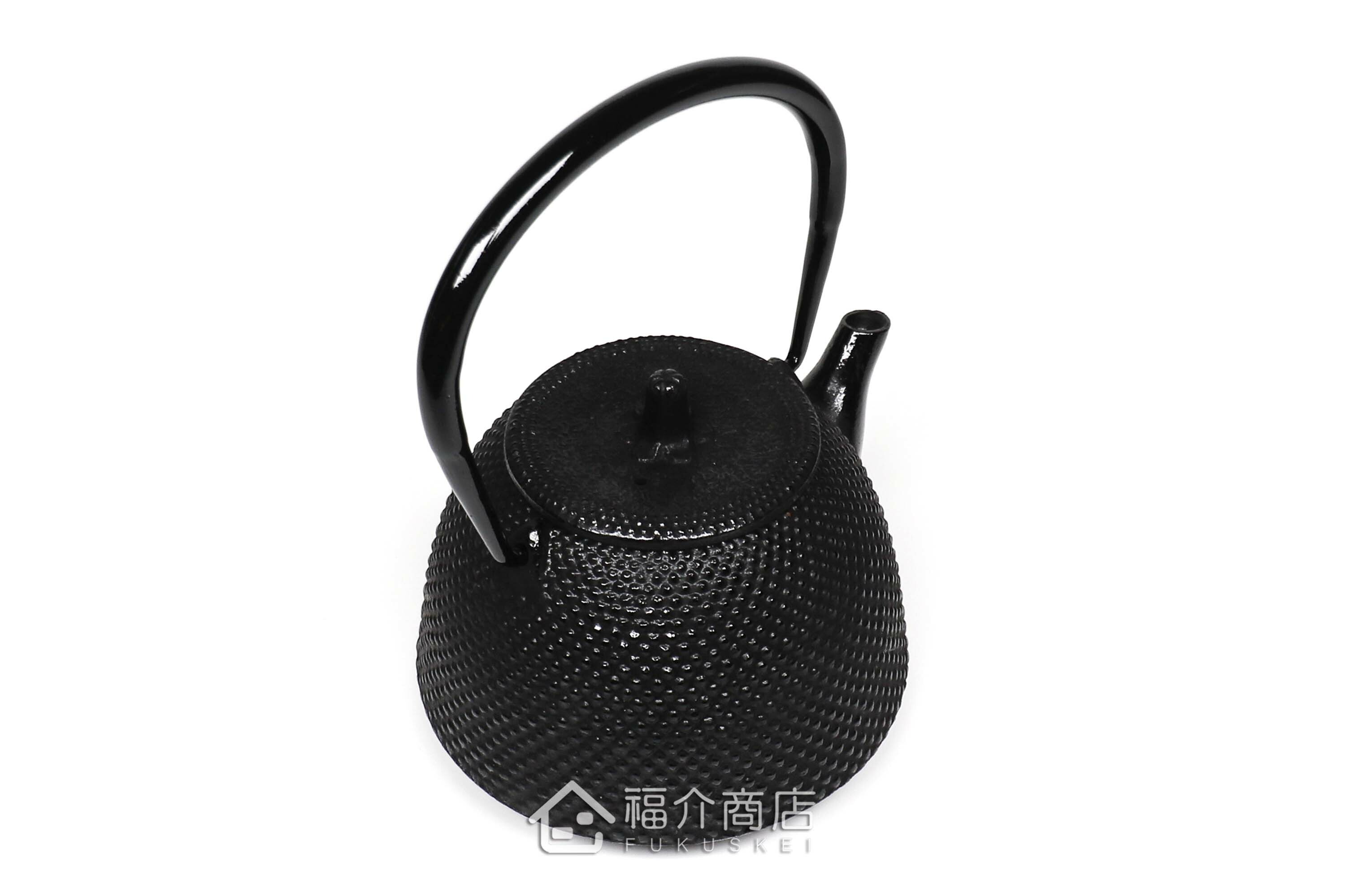 岩戶鑄工所製作的日本泡茶壺,黑色霰紋造型壺身