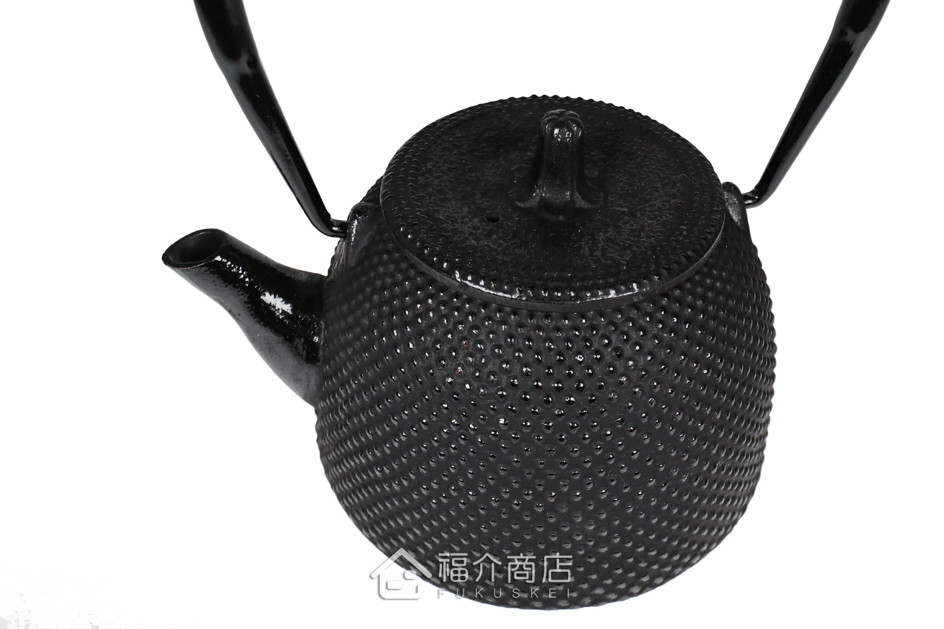 泡茶用的黑色霰紋造型鑄鐵泡茶壺