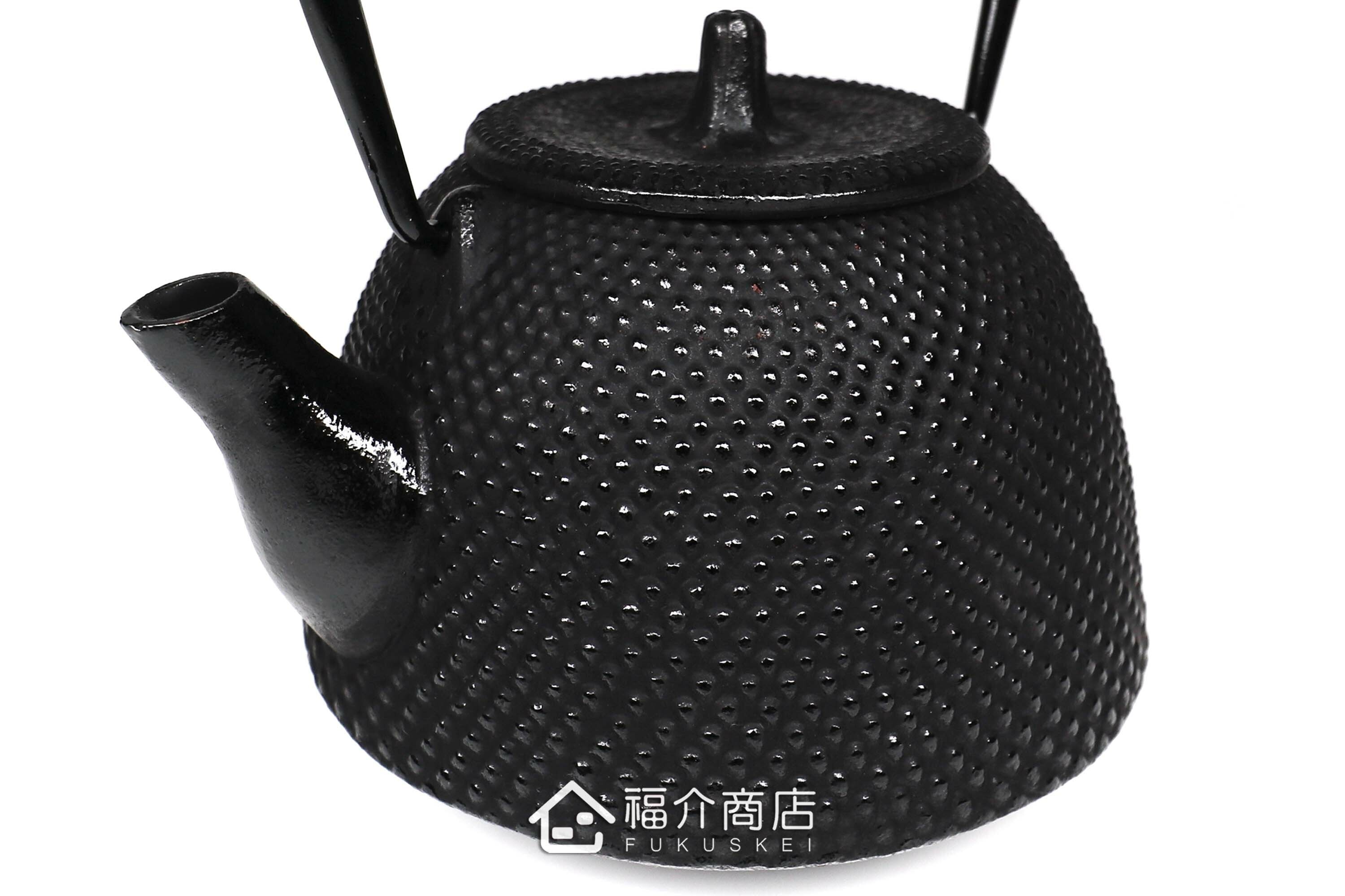 泡茶用的黑色霰紋造型鑄鐵泡茶壺