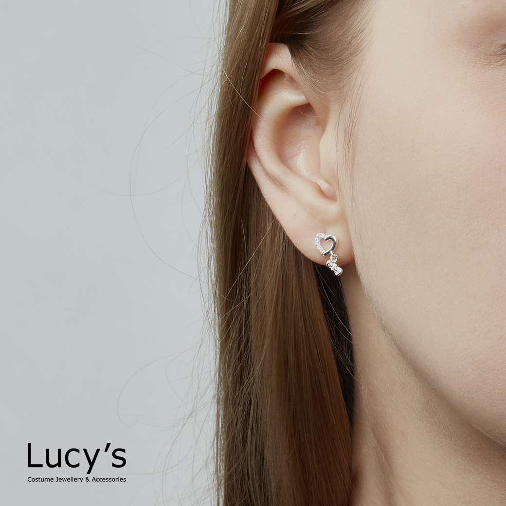 925純銀 愛戀微光 轉珠耳環 (120988)