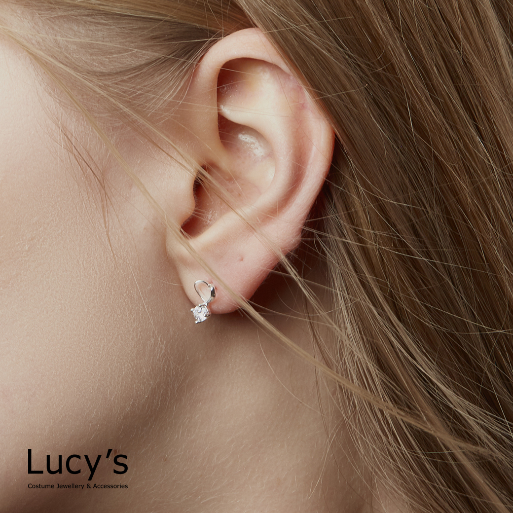 925純銀 心語星辰 轉珠耳環 (108142)